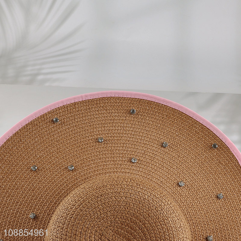 Hot selling women fashionable summer outdoor straw hat