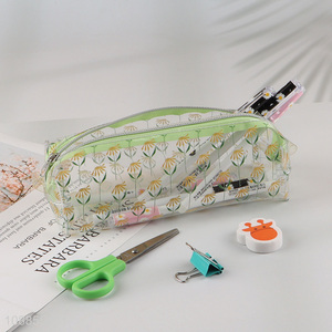 China supplier portable school students pencil bag with zipper
