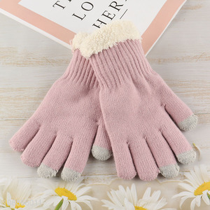 Factory price men women winter warm gloves touch screen gloves