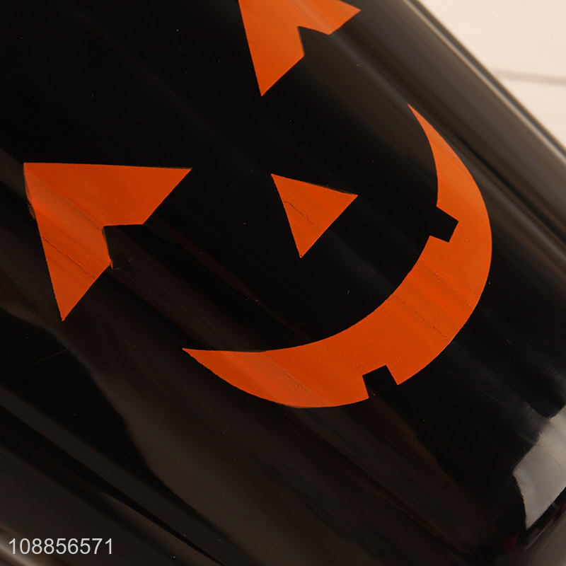 New product Halloween pumpkin bucket trick or treat bucket with handle