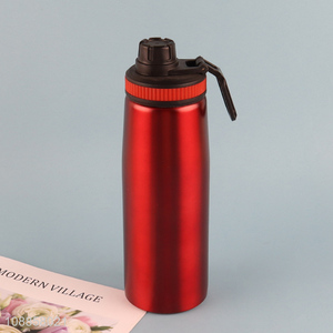 Wholesale 800ML Stainless Steel Sports Water Bottle with Spout Lid
