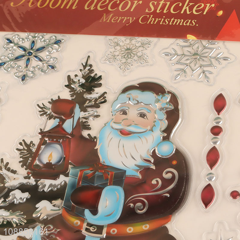 New product reusable Christmas wall decals Christmas wall stickers