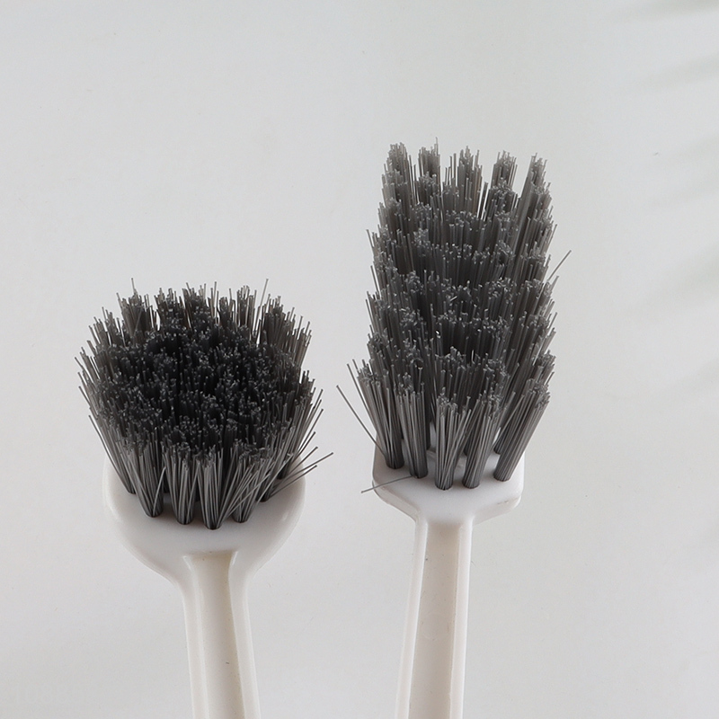 China supplier 2pcs pot brush cleaning brush with long handle
