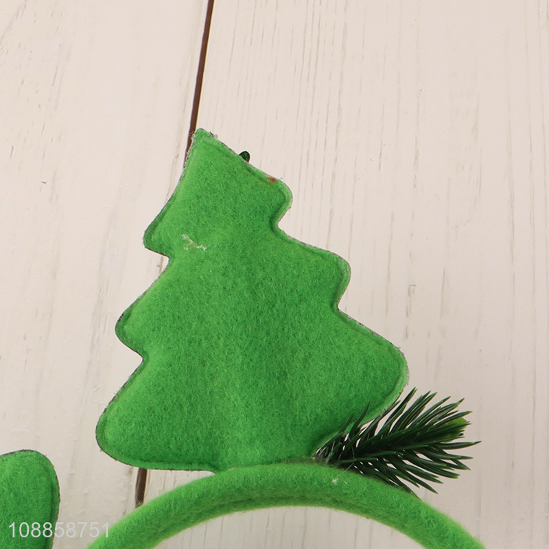 New arrival xmas tree christmas party supplies hair hoop