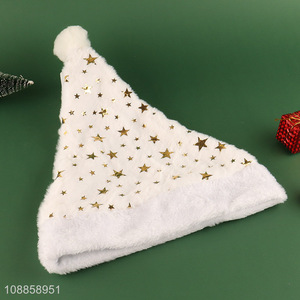 Hot Selling Plush Santa Hat Christams Hat New Year Party Hat