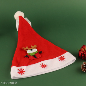 High Quality Kids Santa Hat Christmas Party Hat for Boys Girls