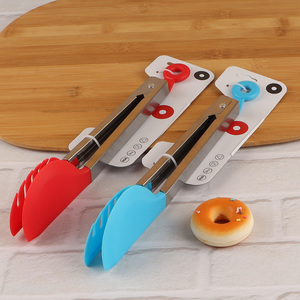 Popular products stainless steel kitchen cooking barbecue tongs food tongs