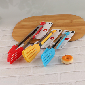 Good selling multicolor home kitchen food serving tong barbecue tongs