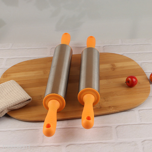 Good quality stainless steel pastry dough rolling pin for sale