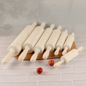 Good selling plastic handle non-stick pastry dough rolling pin
