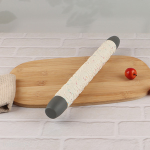 Best selling cookie embossing rolling pin pastry dough rolling pin