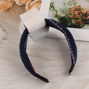 Online Wholesale Wide Handbands Bohemian Style Headbands Knotted Hair Hoops