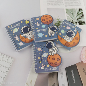 Hot selling astronaut notebook lined spiral notebook for school office