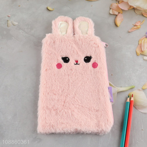 China imports kawaii plush pencil case cartoon bunny cosmetic bag