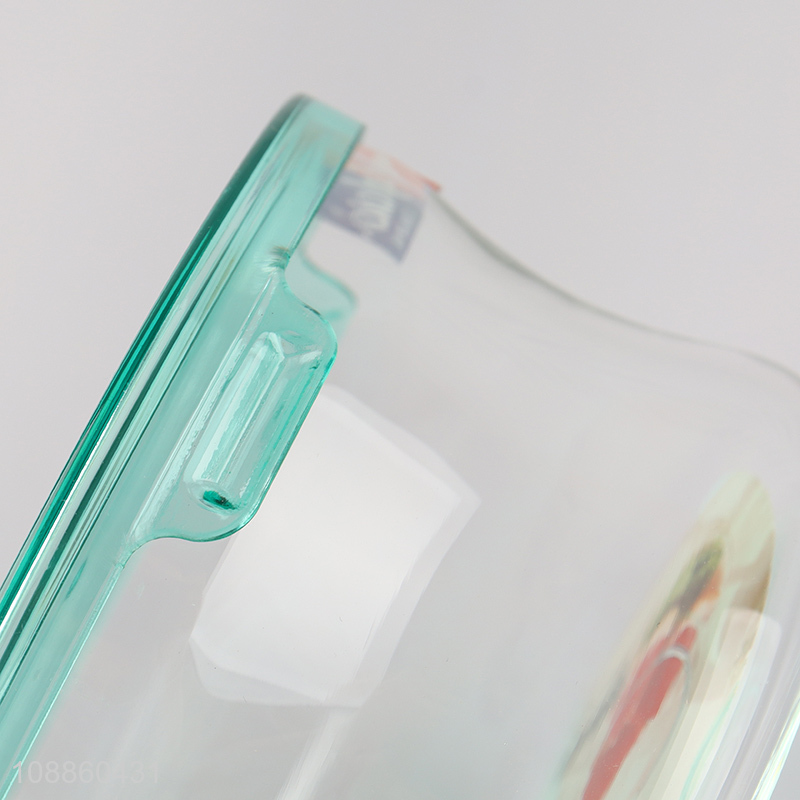 High quality 2pcs airtight glass food storage containers for refrigerator