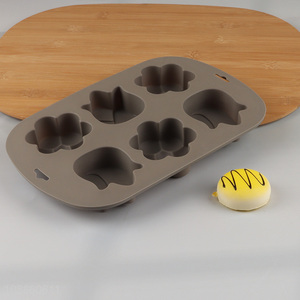 Hot selling non-stick silicone cake mold for baking tool