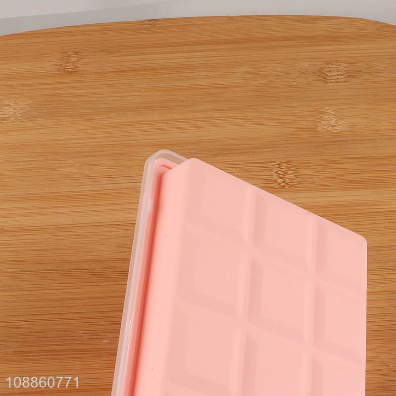 Top quality silicone ice cube mold ice cube tray with lid