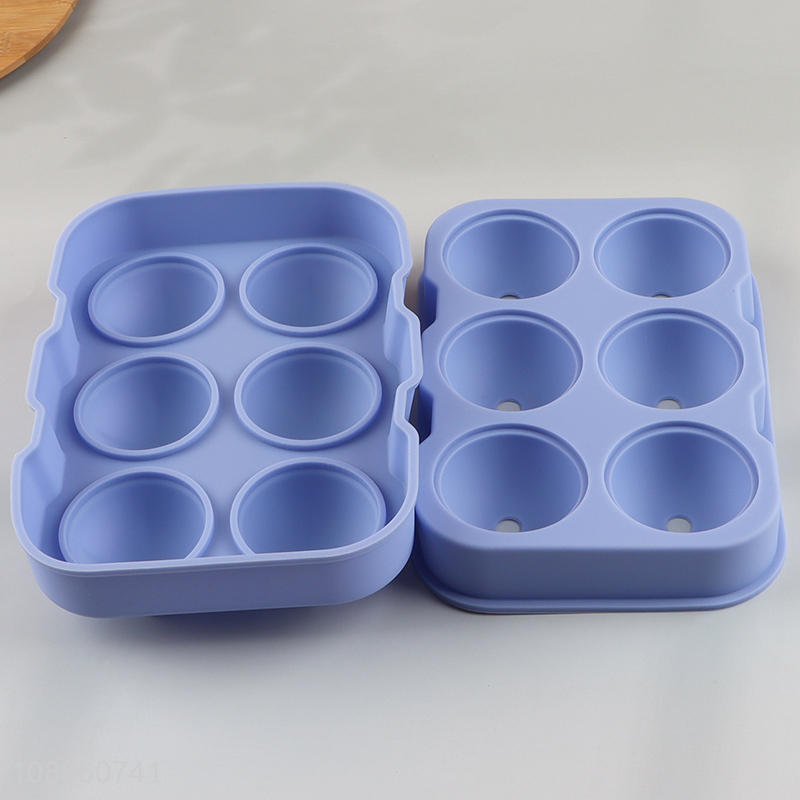 Factory supply silicone ice cube mold ice ball tray