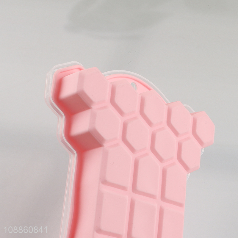 Latest products pink silicone ice cube mold ice maker