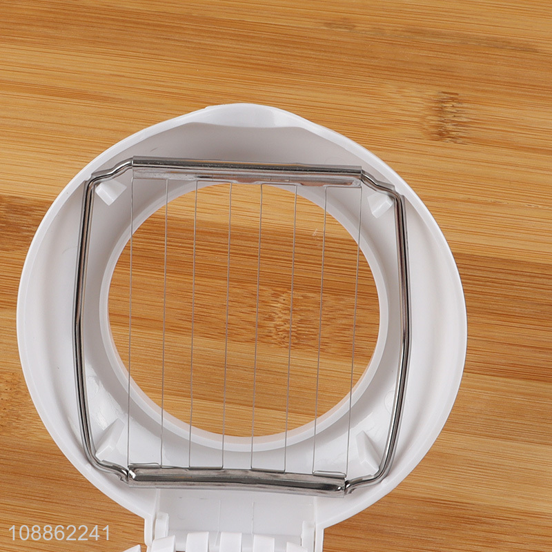 Factory supply egg cutter slicer with stainless steel wire
