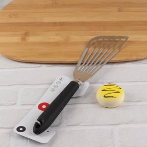 High quality stainless steel slotted spatula turner metal fish spatula