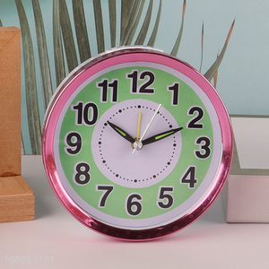 Most popular round students desk clock table clock for sale