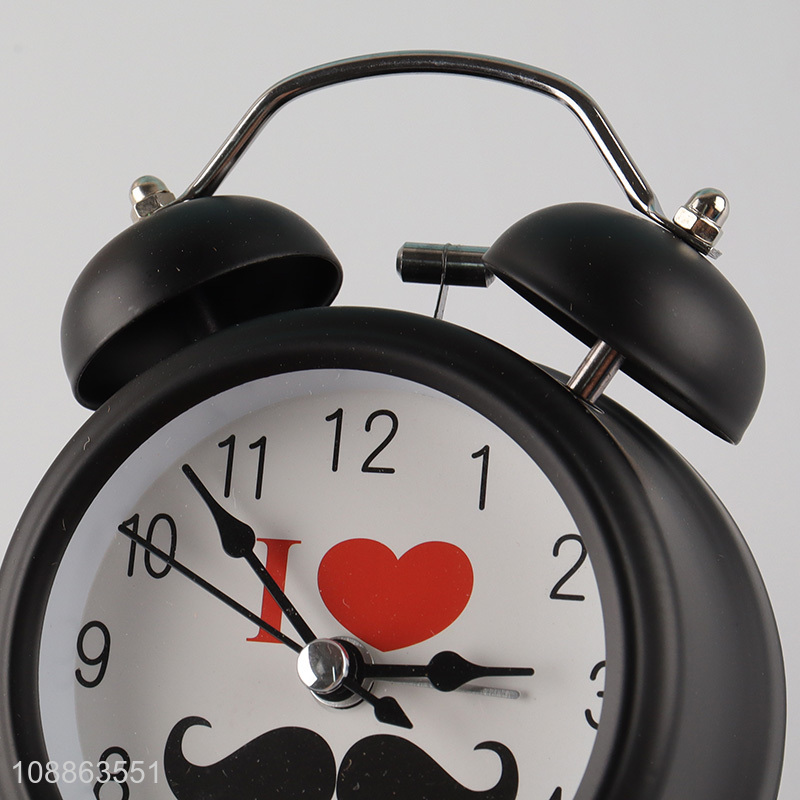 Best selling black tabletop decoration digital clock alarm clock