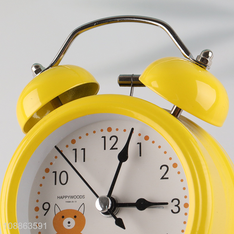 Hot selling desktop decoration alarm clock table clock for students