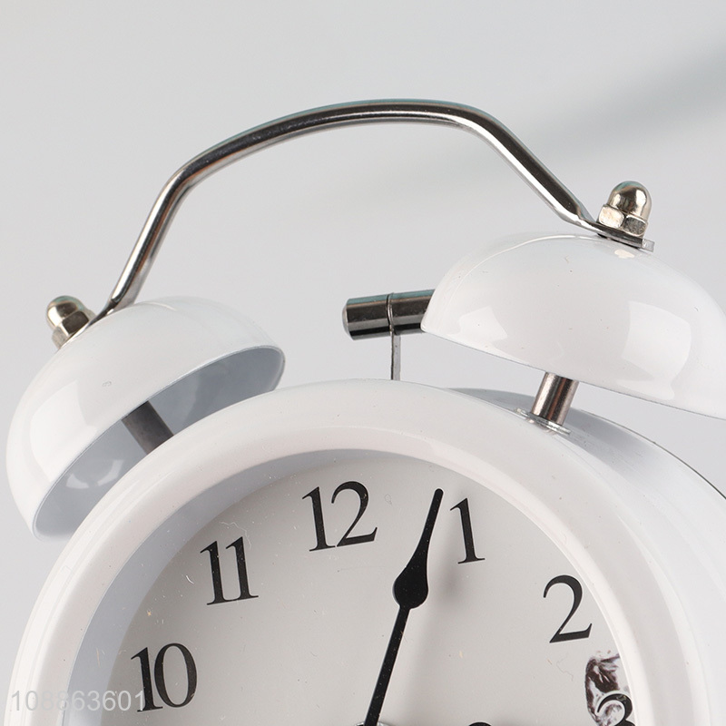 Most popular white students table clock digital clock alarm clock