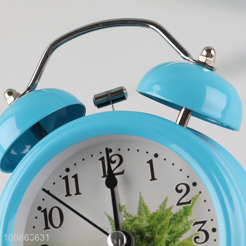 Hot sale blue digital clock table clock alarm clock for students