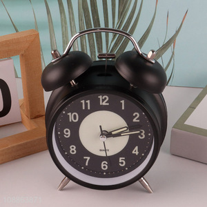 Top quality black tabletop decoration alarm clock digital clock