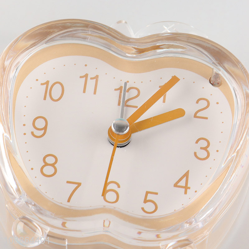 Best sale apple shaped students lazy alarm clock table clock