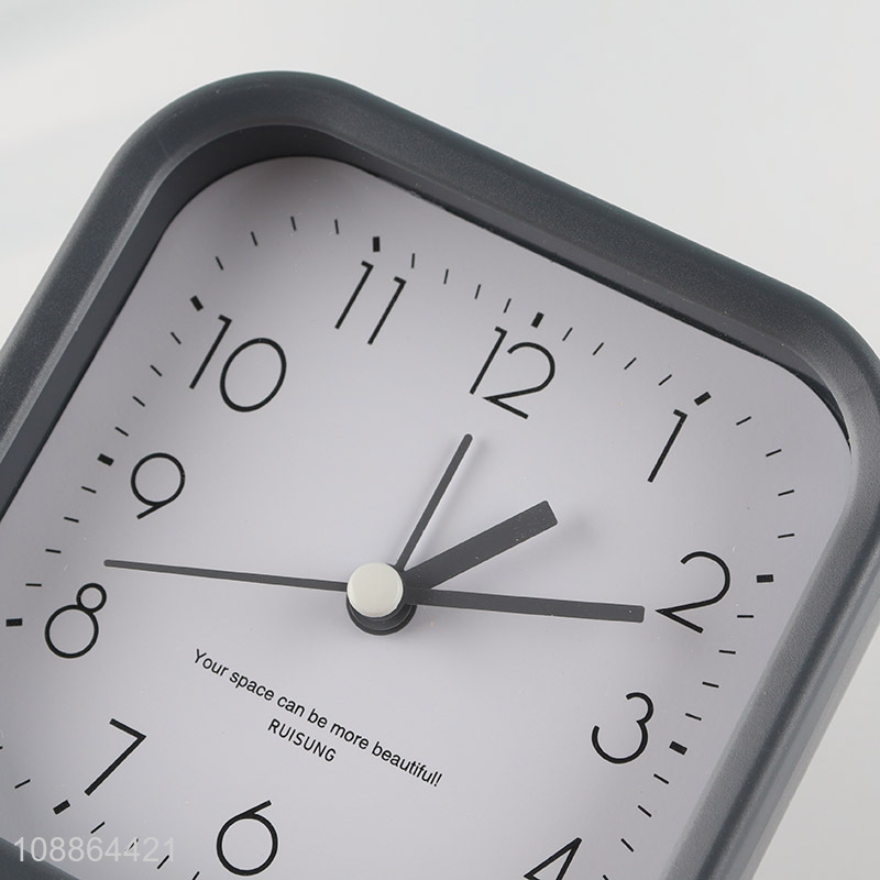 Most popular square students alarm clock table clock wholesale