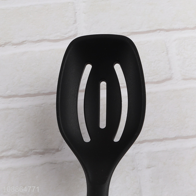 Factory price heat resistant silicone slotted spoon for cooking mixing