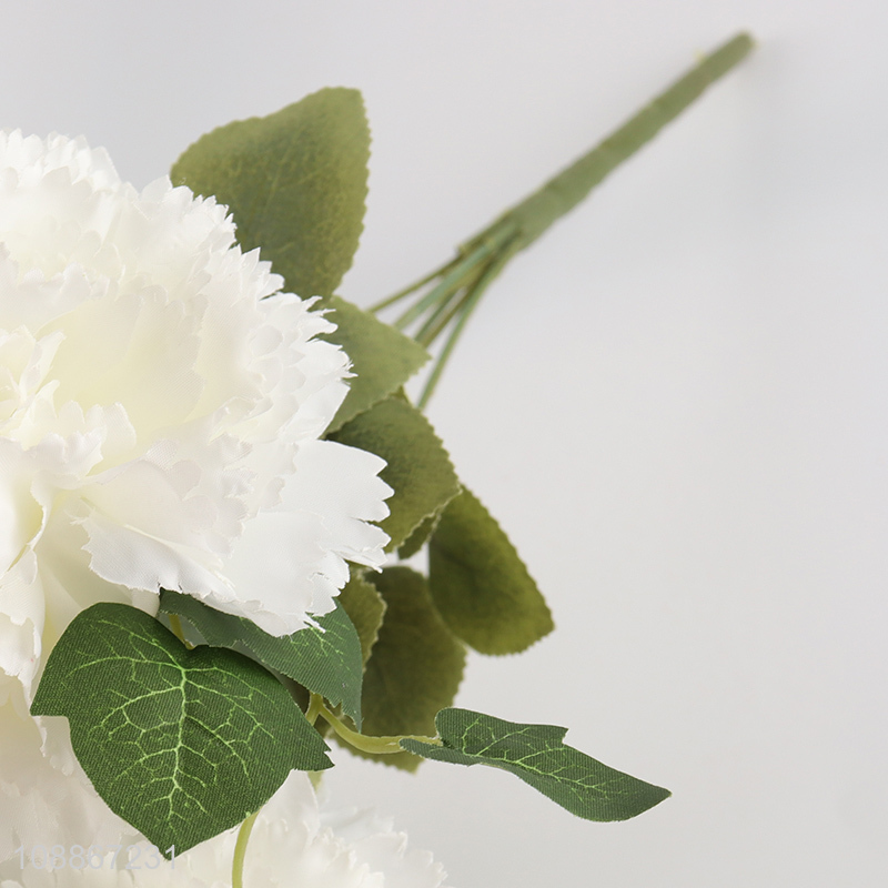 Online wholesale natural white indoor artificial flower for decoration