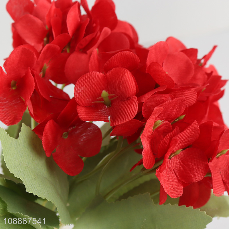 Factory direct sale red natural artificial flower simulation flower