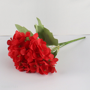 Factory direct sale red natural artificial flower simulation flower