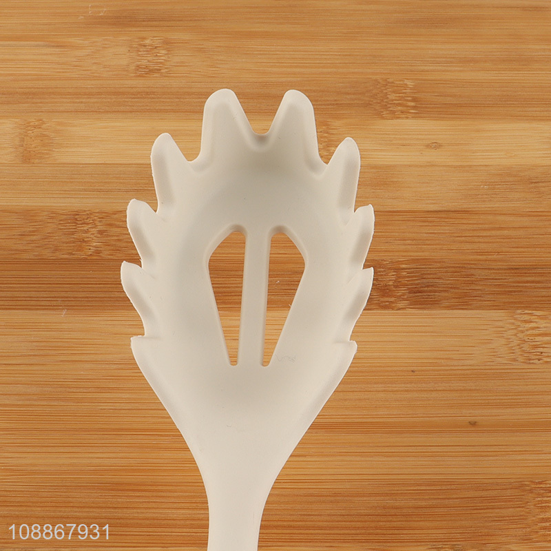 New arrival silicone spaghetti server pasta fork silicone cooking utensils