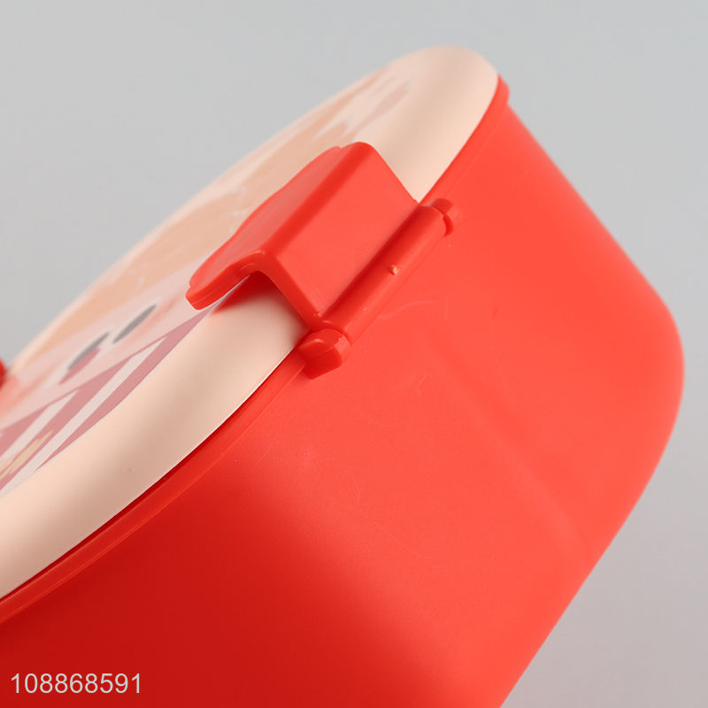 Top quality kids lunch box food container with spoon fork