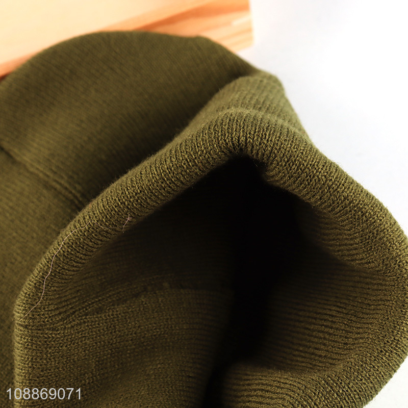 Yiwu market fashionable men women winter beanies hat knitting hat