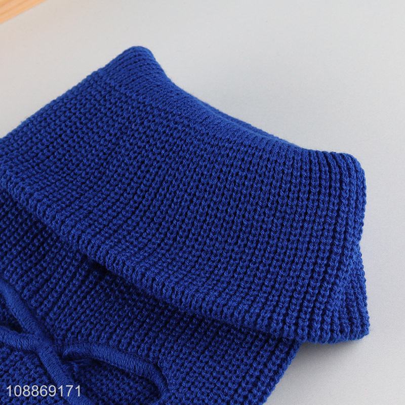Good sale multicolor acrylic knitted face mask hat for winter