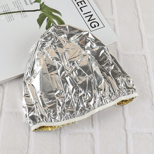 Good quality aluminum foil waterproof hair salon protector cap