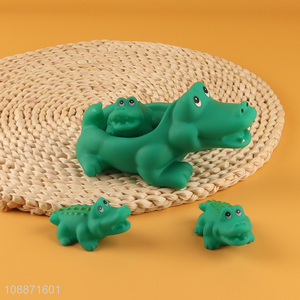 Good quality crocodile bath toy set bathtub toys for kids boys girls