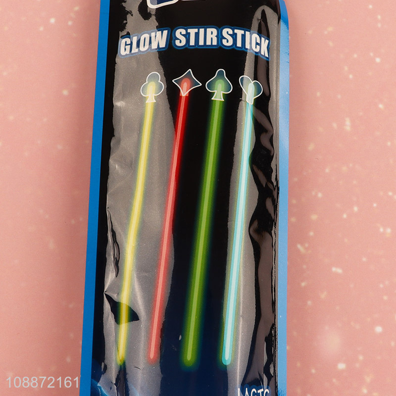 New product glow swizzle sticks glow stir sticks for cocktail drinks