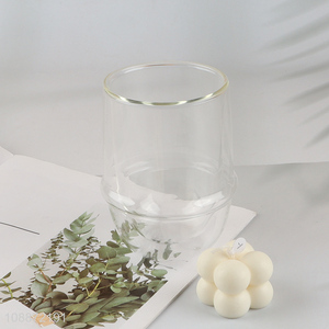 Wholesale double-walled glass cup high borosilicate glass coffee mug