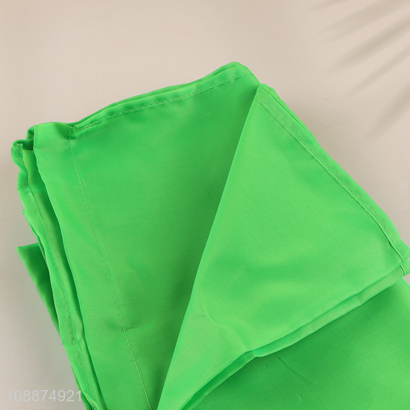 New product non-reflective green screen background with 4 clips for photography
