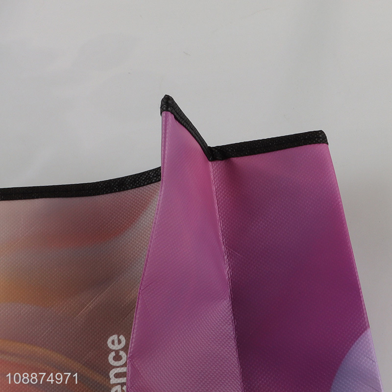 Wholesale custom printed reusable shopping bags durable tote bags