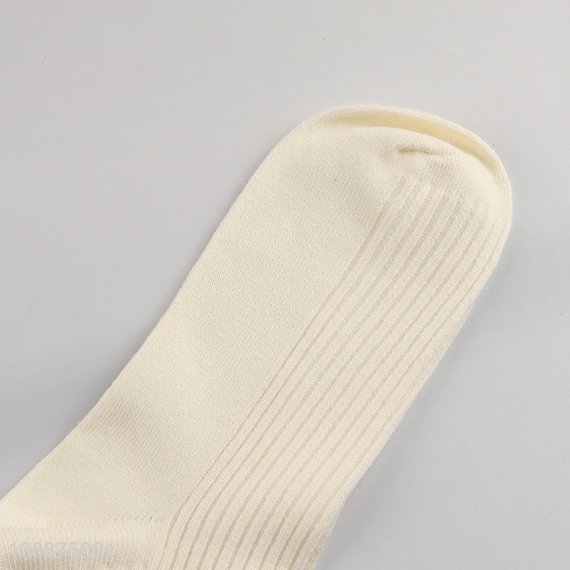 Good quality soft comfortable breathable cotton crew socks for women