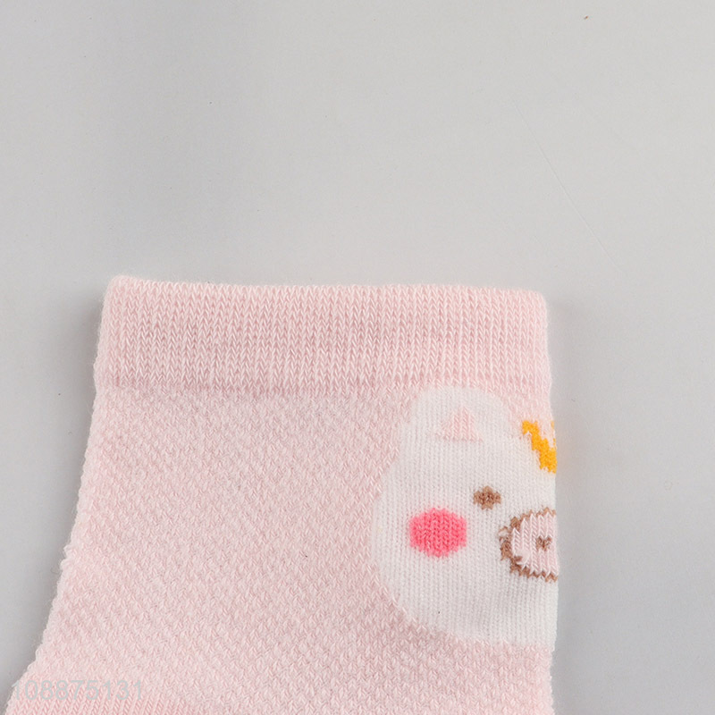 China imports cute cartoon pig cotton crew socks for kids boys girls