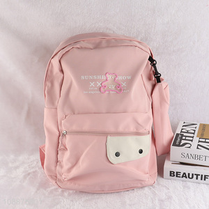Latest products pink girls students large capacity school bag backpack